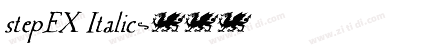 stepEX Italic字体转换